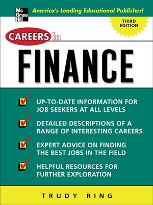 cover image of Careers in Finance